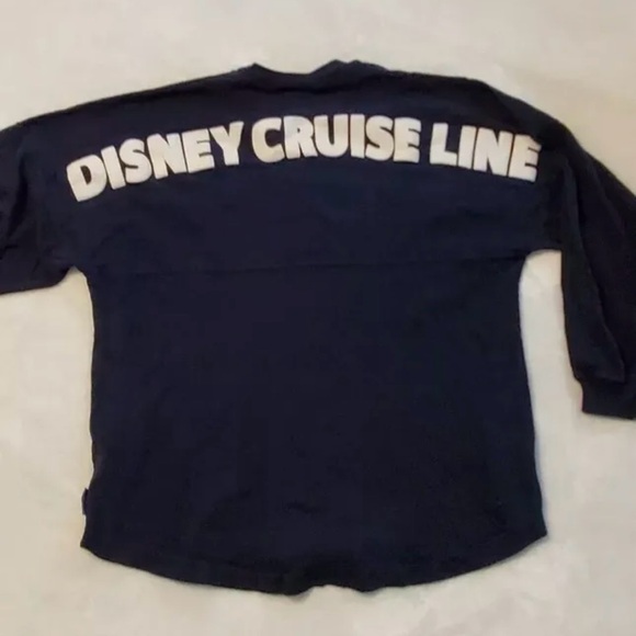Disney Cruise Line Spirit Jersey Navy/ White  Long Sleeve Shirt Small Unisex DCL - Picture 1 of 6